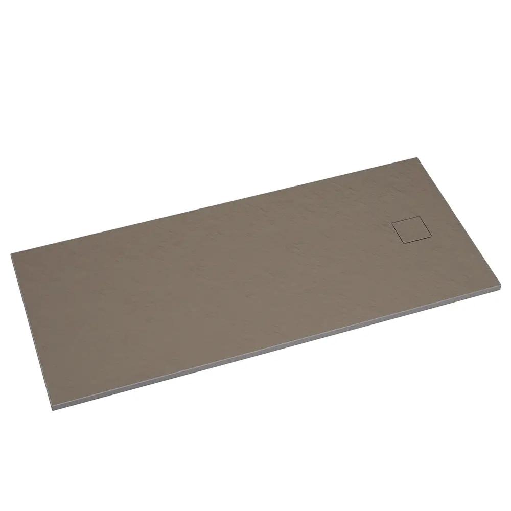 Piatto doccia 80x180 cm colore marrone effetto pietra | Samos