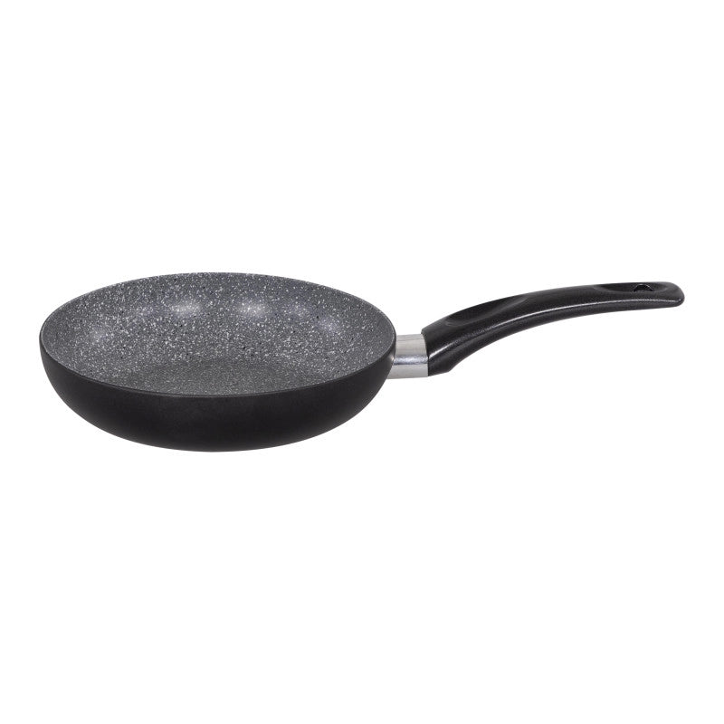 Set di 2 Batteria 7pz Gaia Alluminio Stampato Fondo Induzione Interno Effetto Marmor