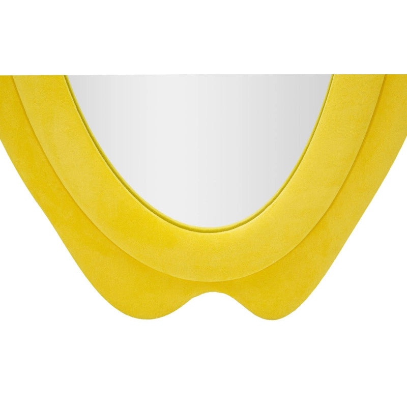 Specchio Da Muro Chanele Giallo cm 60x4x160