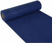 Tela da tavolo in velluto "soft selection" blu scuro - 24 metri x 40 cm - decorazione da tavola elegante
