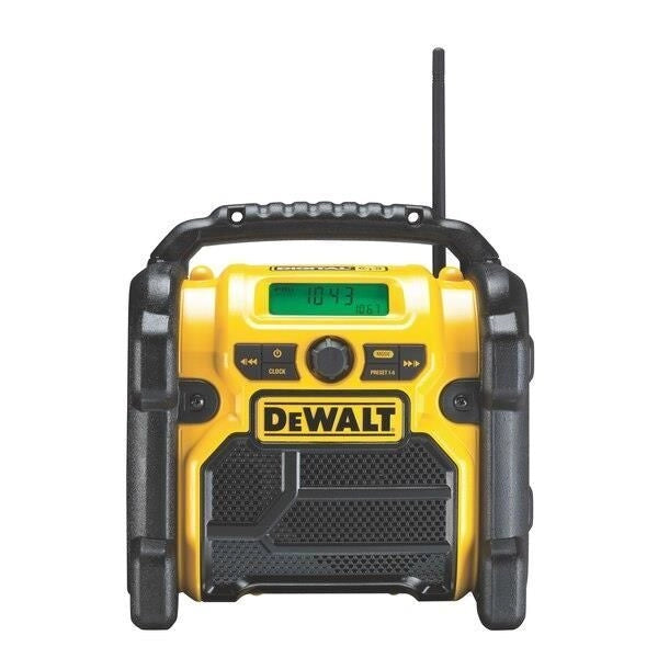 Dewalt DCR020-QW XR Radio da lavoro portatile DAB+ FM USB AUX ingresso 10.8-18V colore Giallo Nero
