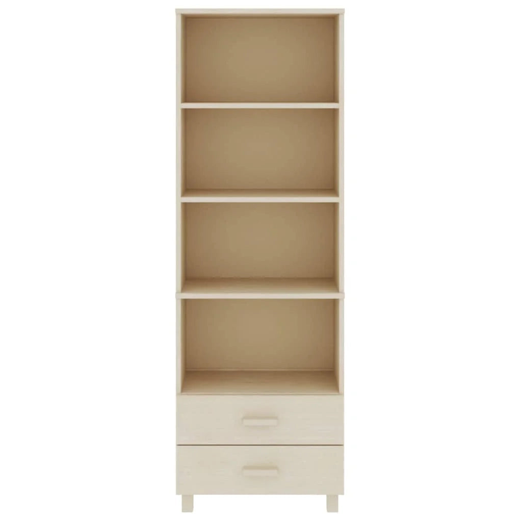 Buffet credenza cassettiera armadio mobile contenitore organizer per cucina soggiorno salotto 60 x 35 x 180 cm legno massello di pino marrone 02_0032174