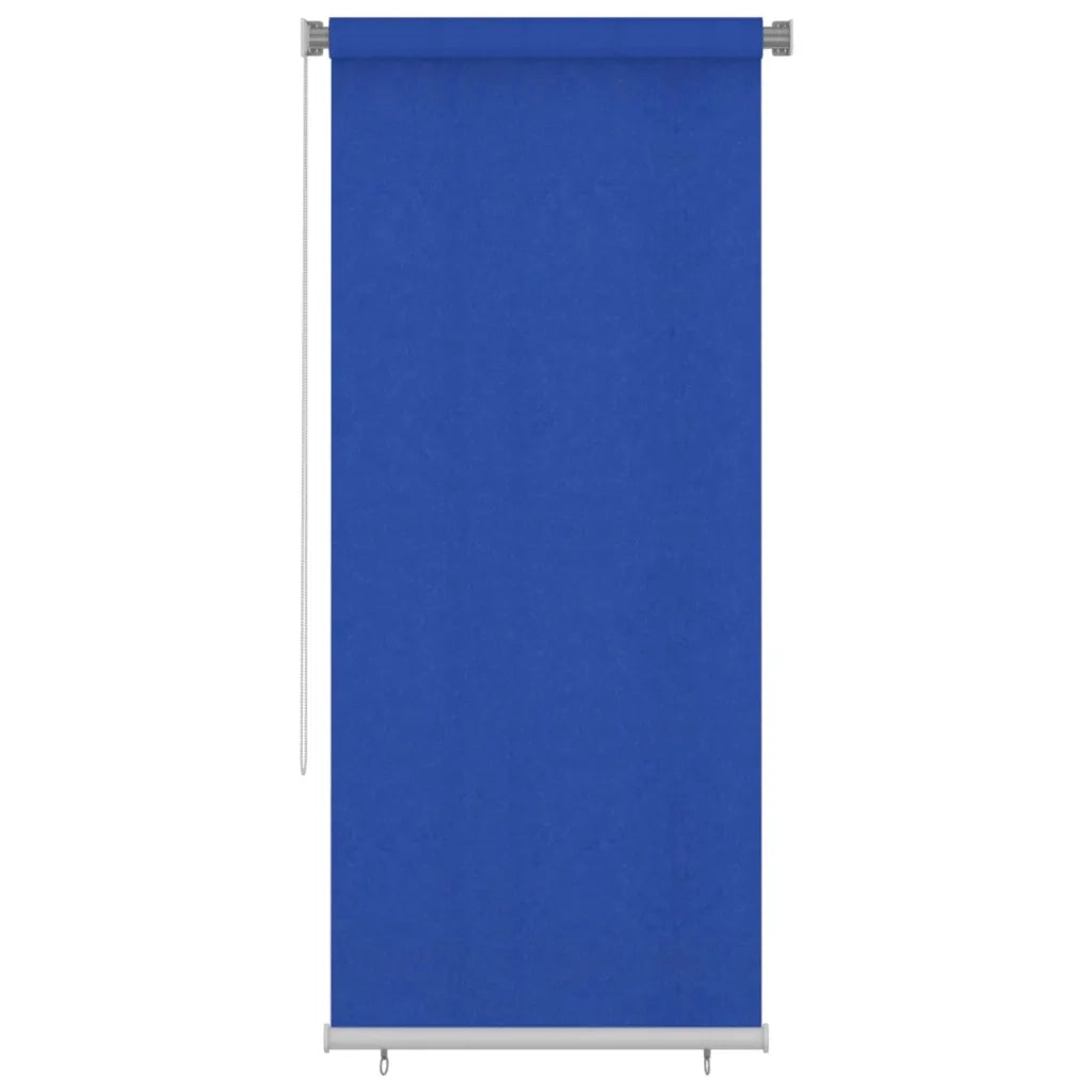 Tenda a Rullo per Esterni 100x230 cm Blu HDPE