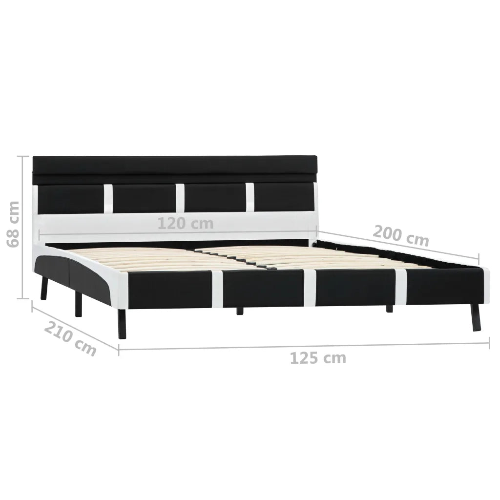 Giroletto con LED Nero in Similpelle 120x200 cm
