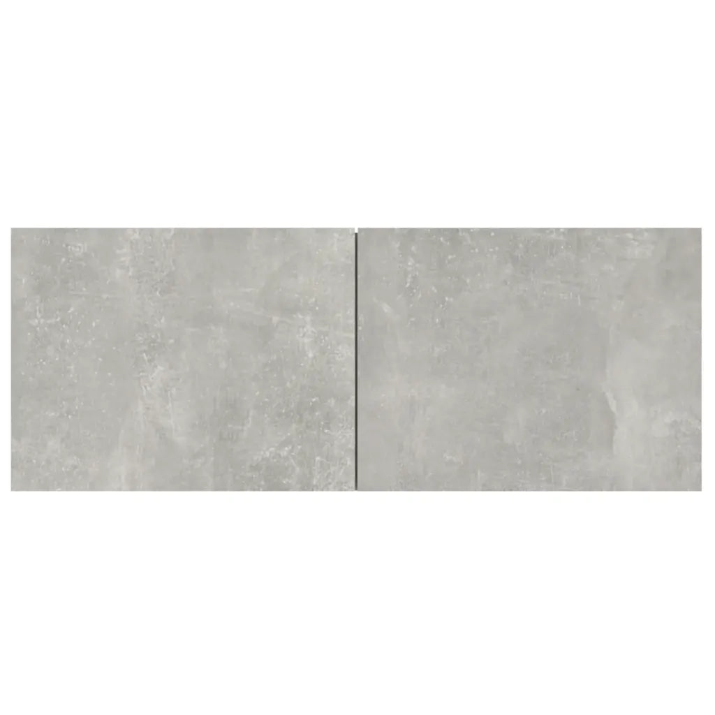 Set Mobili Porta TV 8pz-Set di 8 Credenza per TV Grigio Cemento in Legno Multistrato 295897