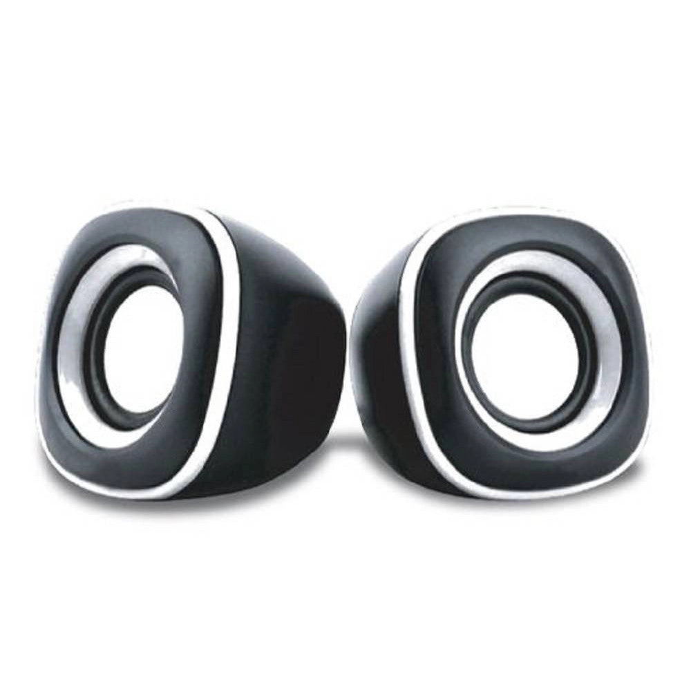 Trade Shop - Coppia Casse Speaker Wired 10w Altoparlanti Maxtech Ca-ss006 Pc Attacco Usb Aux -
