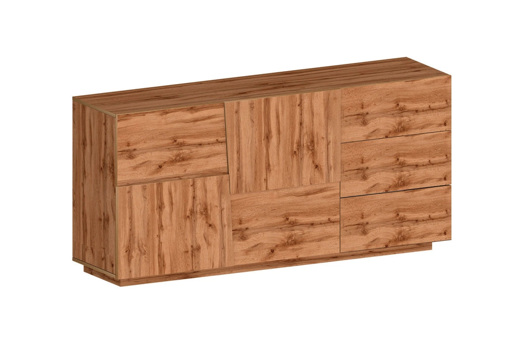 Credenza 2 Ante 180x44x86 cm Pongo 2A 3C Rovere Wotan