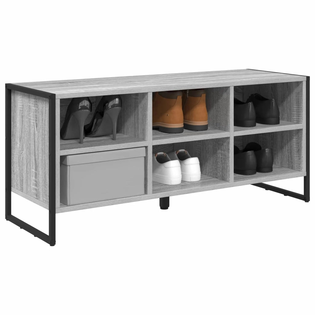 Mobile per scarpe Grigio Sonoma 100 x 35 x 44 cm 886453