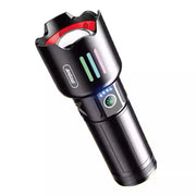 Trade Shop - Torcia Elettrica Alta Potenza Batteria Ricaricabile Led Portatile Indicatore Carica Q-st80 -