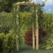 Arco a Traliccio 110x60x210 cm in Pino Massello Impregnato 318560