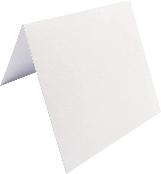 Doppie carte bianche 300 gram/m² 50 pezzi quadrati 155 x 155 cm - cartoline da confezionare