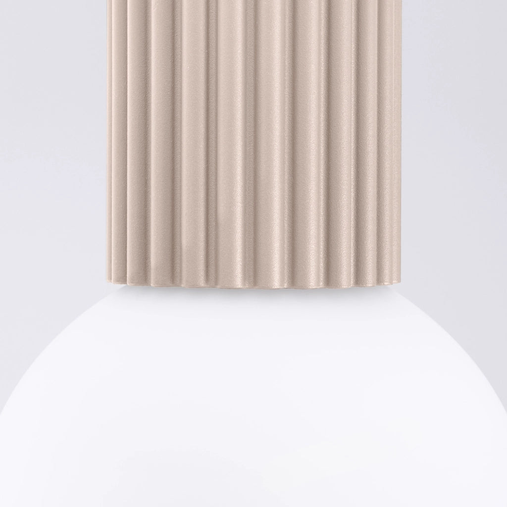 Spot soffitto SFERA Pure Lume taupe sfera vetro IP44