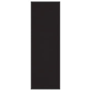 Zerbino nero 60 x 180 cm antiscivolo resistente all'usura per uso interno ed esterno in PP nero 02_0058150