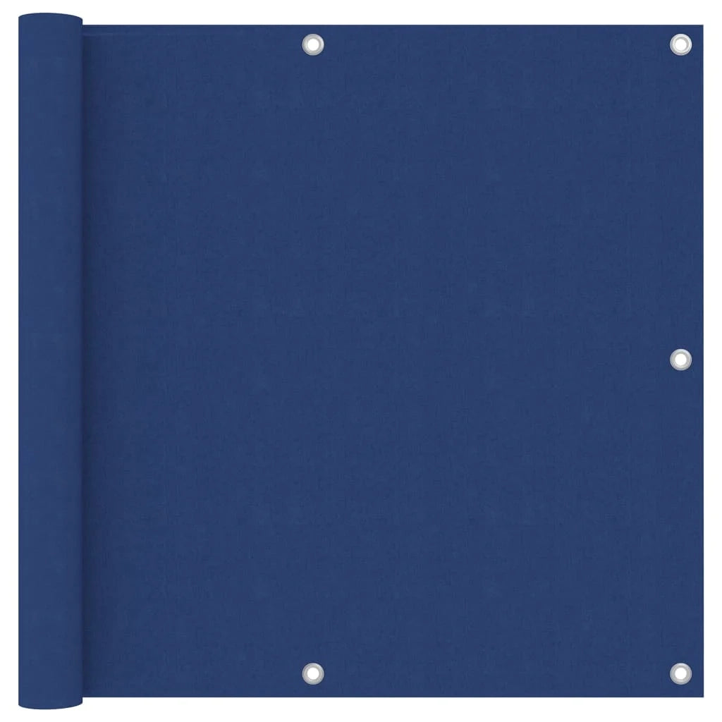 Schermo per balcone schermo per la privacy 90 x 500 cm tessuto Oxford blu 02_0010110