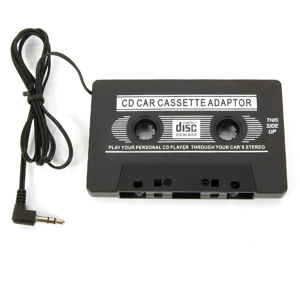 Trade Shop - Adattatore A Cassetta Audio Jack 3,5 Mm Cavo Aux Per Radio Lettore Cd Ipod Mp3 -