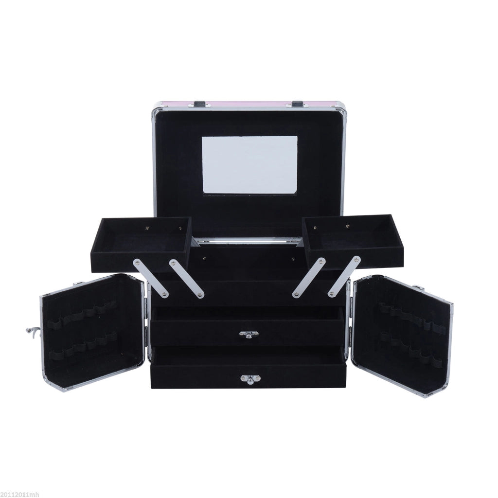 Borsa Trucco Organizzatore Professionale ¨C zephmum ¨C Alluminio 29x21x20cm