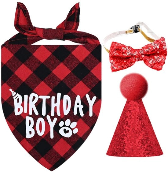 Abbigliamento unico per cani - Muffa per cani con disegno farfalla - Sciarpa per cani in cotone 20-42 cm - Accessori per festa di cani