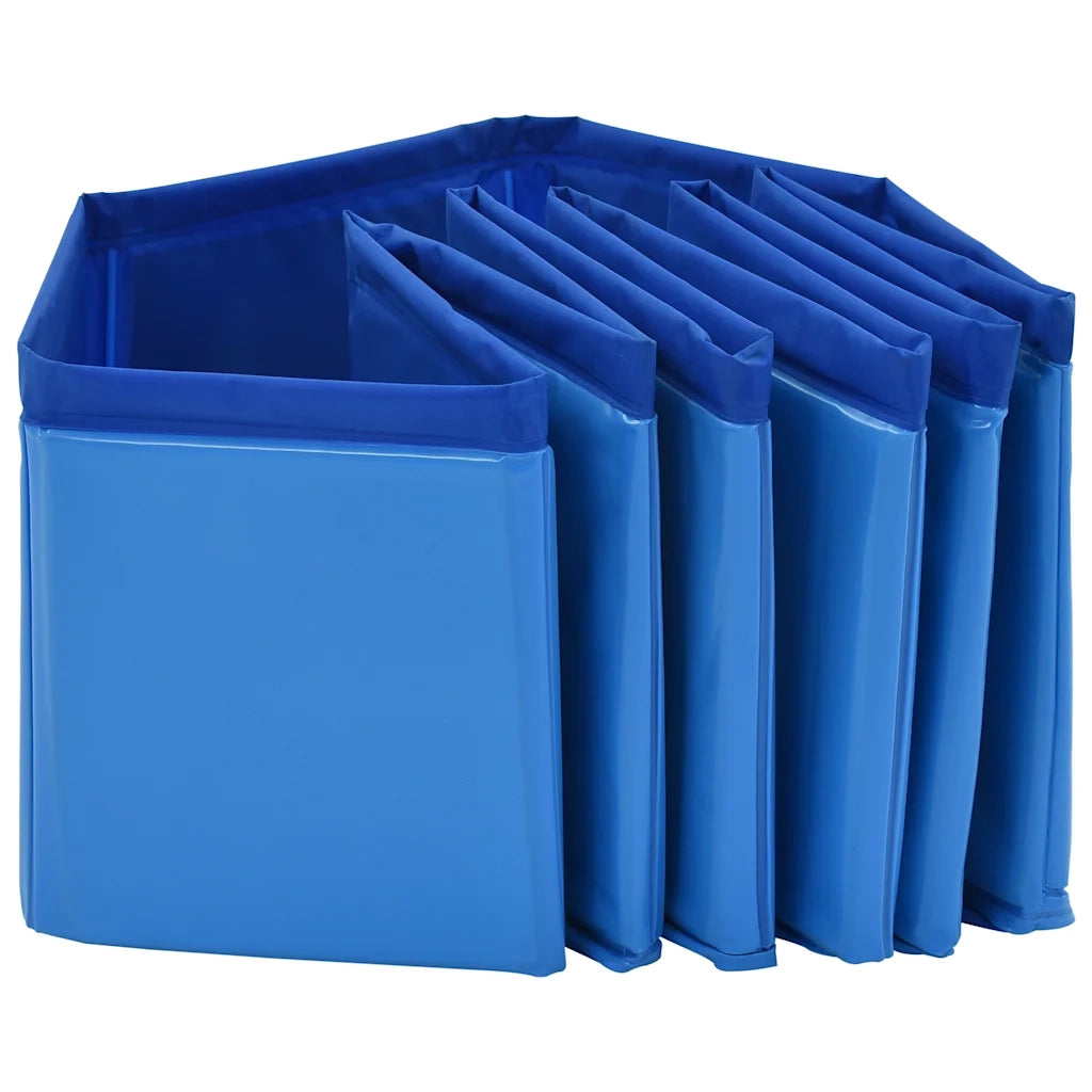 Piscina per Cani Pieghevole Blu 80x20 cm in PVC CFW7760825