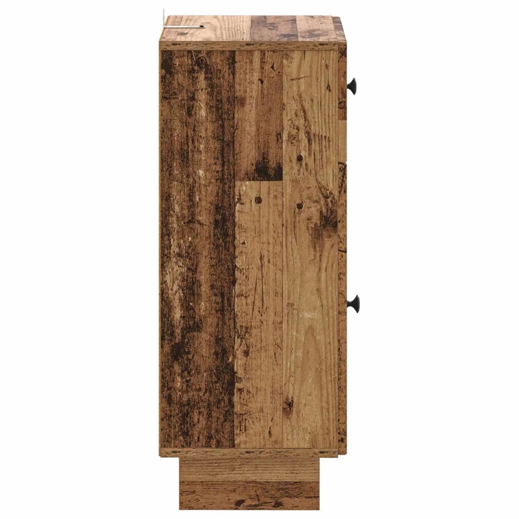 Mobiletto da Bagno EDE Legno antico 30 x 31 x 80 cm 895953