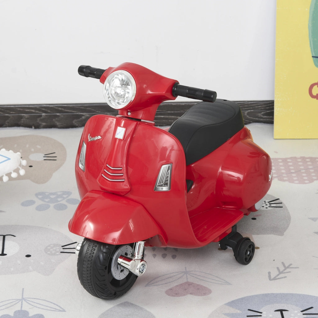 Moto Elettrica Bambini Vespa ¨C zephmum ¨C Rosso 66.5x38x52 cm