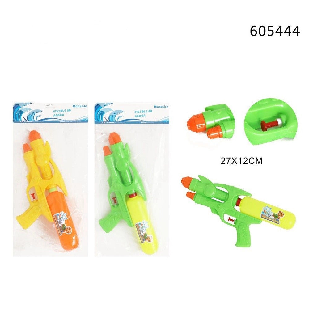 Trade Shop - Pistola Ad Acqua 27x12cm Con Serbatoio Gioco Bambini Mare Colori Assortiti 605444 -