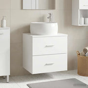 Mobile Lavabo da Parete Bianco 49,5 x 44,5 x 66 cm