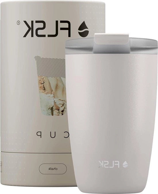 Bicchiere in acciaio inossidabile riciclabile per viaggio - 350 ml 500 ml - isolante contro il calore, impermeabile - contenitore a tubo senza plastica - microfibra - ideale per viaggi e ufficio