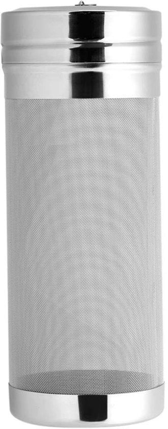 Filtro Birra in Acciaio Inossidabile - Set di Sifone Riciclabile - 300 Micron Filtro Birra - Attrezzatura Sostenibile - Adatto per la Filtrazione Vino e Caffè - Filtro Birra Riciclabile