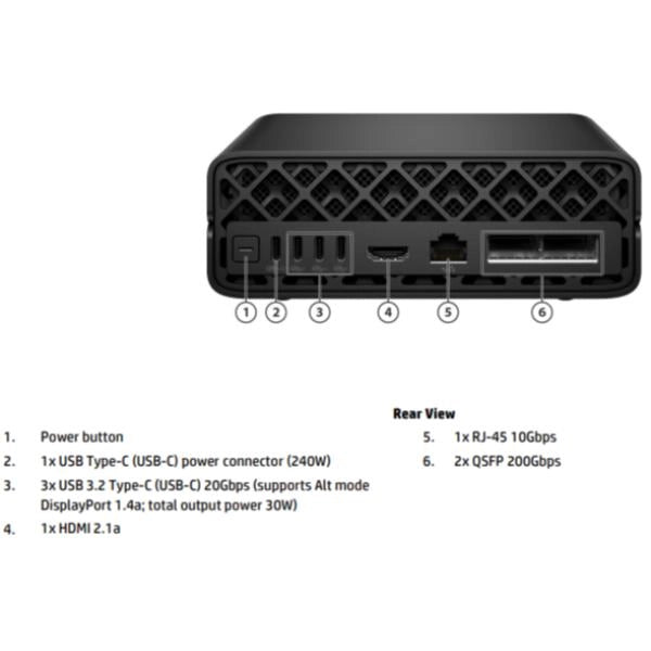 Hp zgx g1n ngb10 128gb/4tb pc ai - CZ9K0ET#ABZ