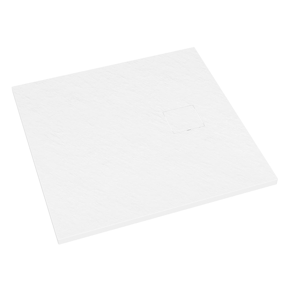 Piatto doccia 90x90 cm colore bianco effetto pietra | Samos