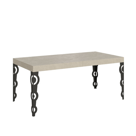 Tavolo Allungabile 200-304x90x77 cm Karamay Cashmere Telaio Antracite