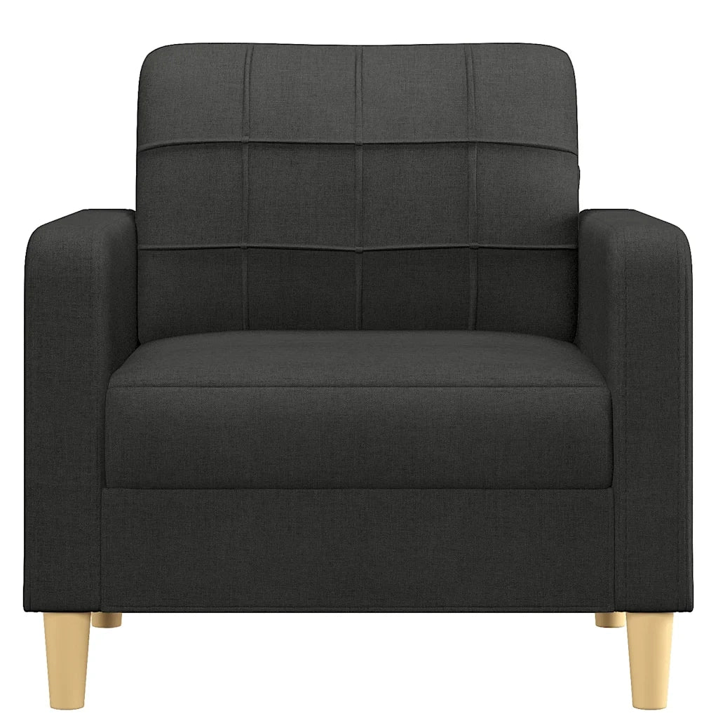 Divano Sedia-Poltrona Nera 60 cm in Tessuto 242703