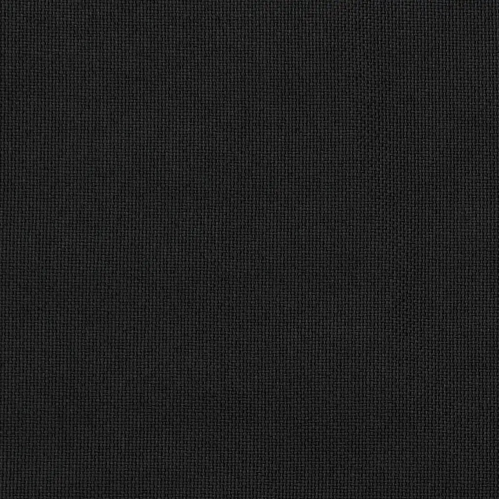 Tende Oscuranti Effetto Lino con Occhielli 2pz 140x245cm Nere cod mxl 67373