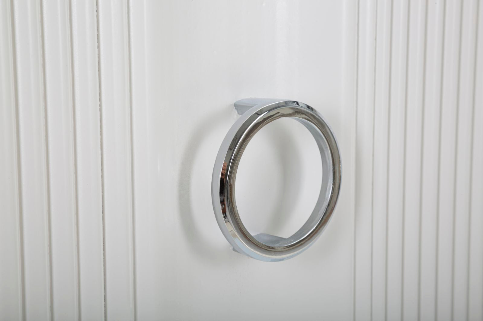 Mobile Shine 120x84x40 cm in Legno MDF e Metallo Bianco