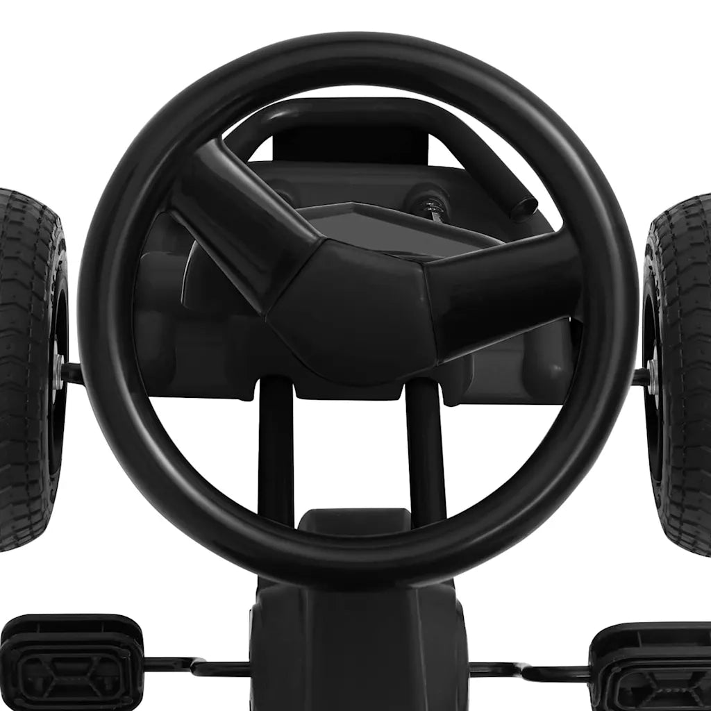 Go Kart a Pedali con Pneumatici Nero CFW6936570