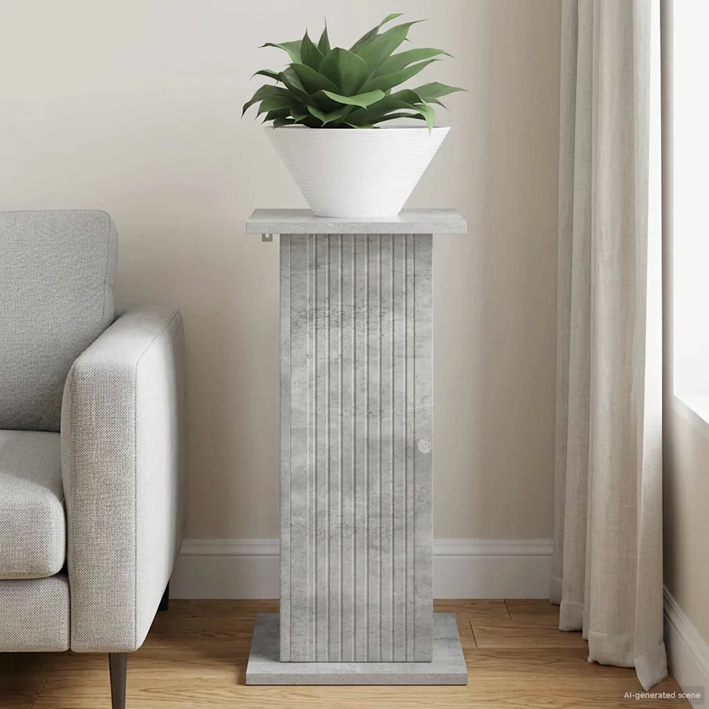 Supporto per piante Grigio Cemento 30,5 x 30 x 60,5 cm 899786