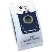 Electrolux ACCESSORI ASPIRAPOLVERE E201S s-bag® Original Classic Long Performance 4 x s-bag - realizzato in 3 strati di materiale sintetico dura fino al 50% in più rispetto a un tradizionale sacchetto in carta per aspirapolvere. Capacità 3,5 lt