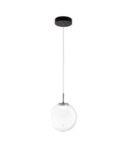 Ariel - Lampada a sospensione singola trasparente di Fabas Luce - Led 14W dimmerabile - Lampada da soffitto design moderno
