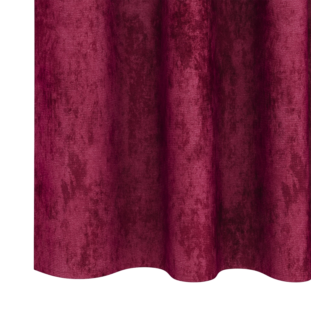 Tende di velluto 2 pz con occhielli Rosso borgogna 140x140 cm