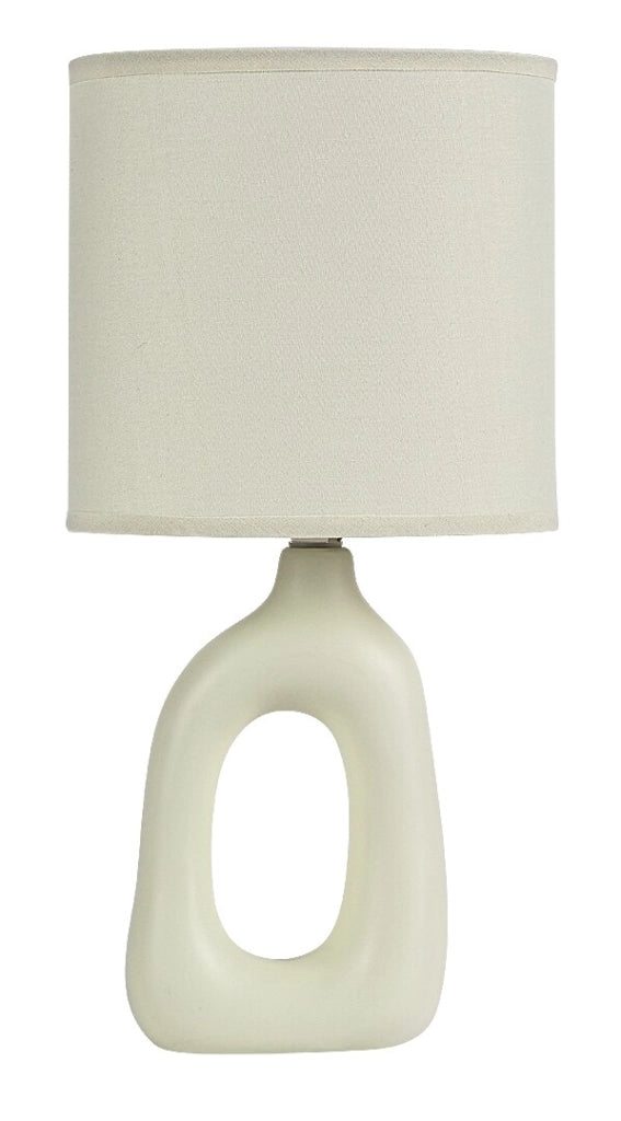 Lampada da tavolo Sylira bianca ceramica 1xE14 Rabalux