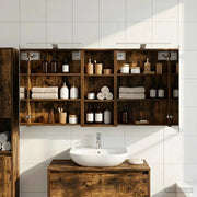 Set di Armadi da Bagno con lo scaffale 3 pcs 130 x 14,5 x 70 cm 3403772