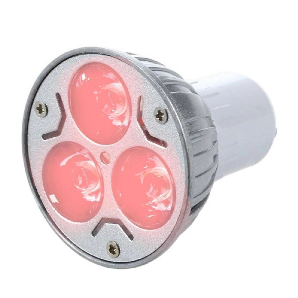 Trade Shop - Faretto 3led High Power Luce Spot 3 W Gu10 Lampada Colorata Rossa Verde Blu 230v -