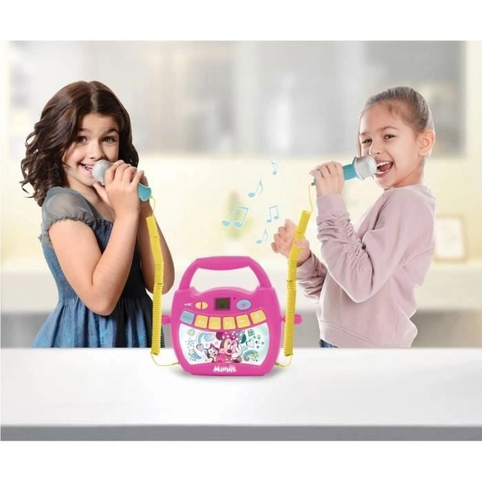 MINNIE MOUSE - Altoparlante Bluetooth - Effetti luce, microfoni e batteria ricaricabile