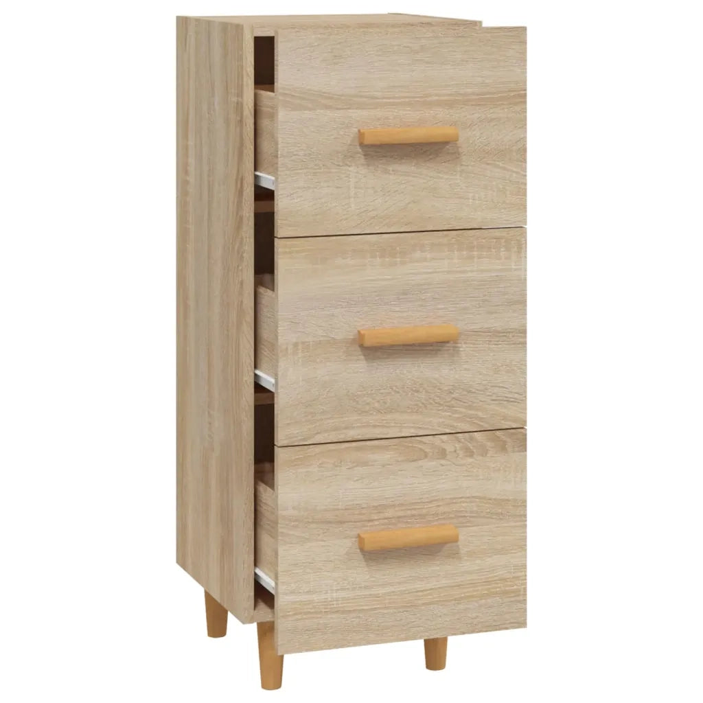 Credenza Rovere Sonoma 34,5x34x90 cm in Legno Multistrato 812342