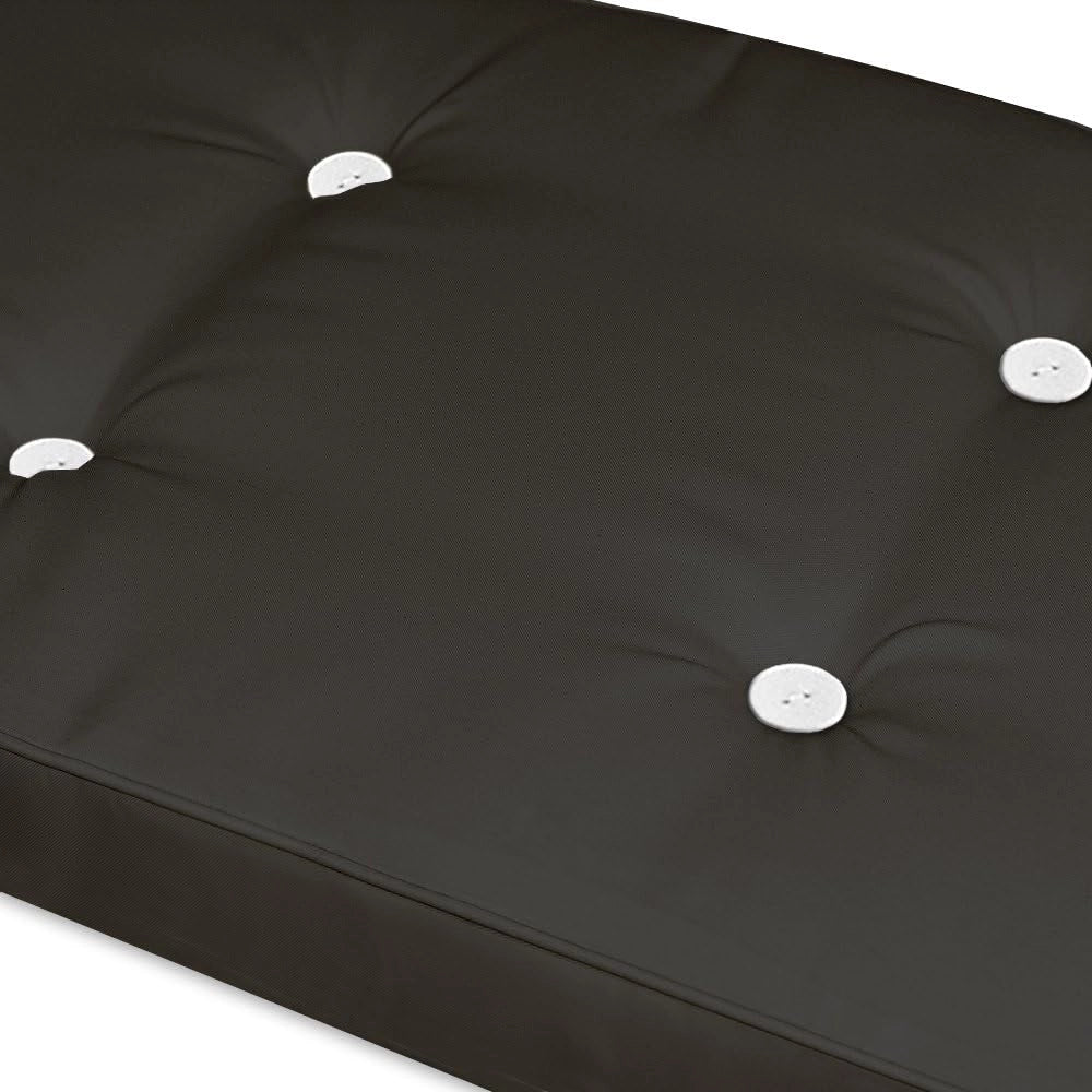 Lettino Prendisole Queen Mary in Legno Acacia Pieghevole Cuscino Antracite Incl. 169x54x95cm