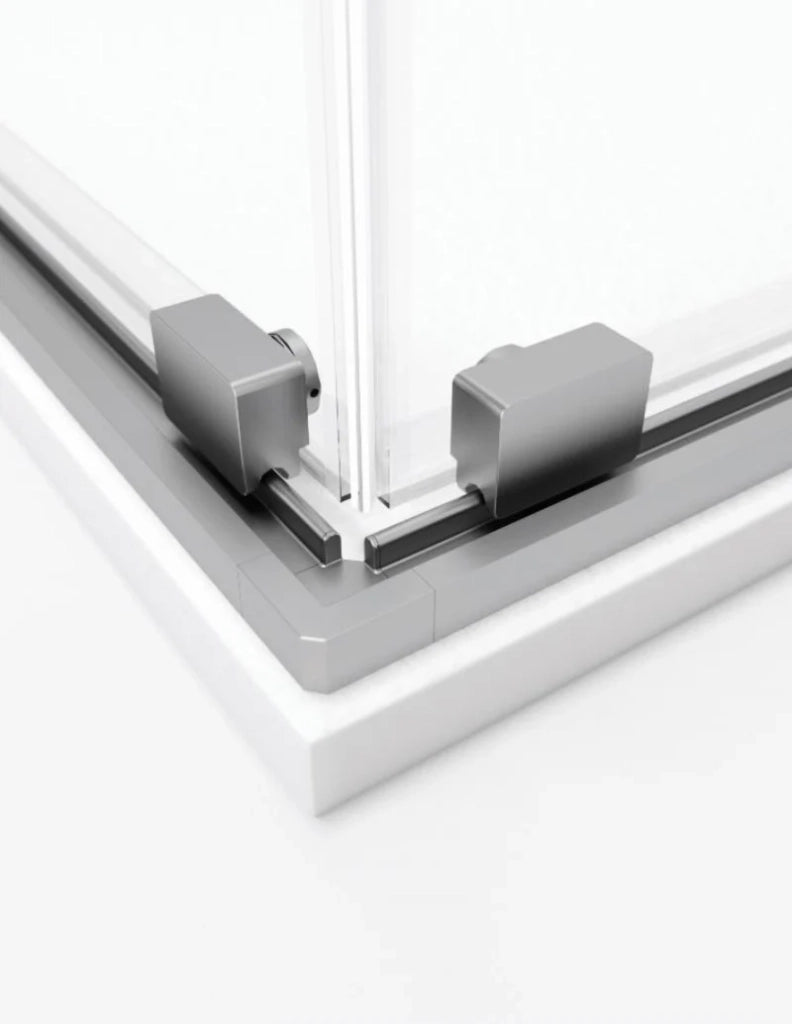 Box doccia ingresso angolare 2+2 ABANTE (TWENTY) 95x75 cm Cromo