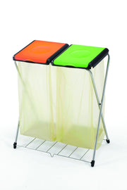 PATTUMIERA GIMI DUO C/GRIGLIA E DUE COPERCHI- GIMI- 1,0 pz