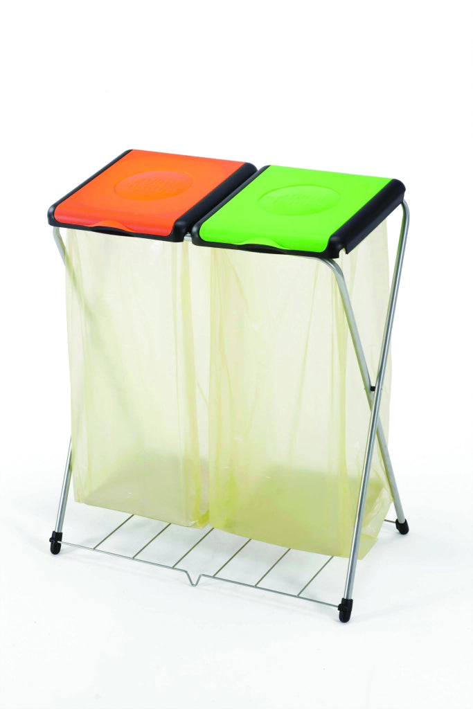 PATTUMIERA GIMI DUO C/GRIGLIA E DUE COPERCHI- GIMI- 1,0 pz