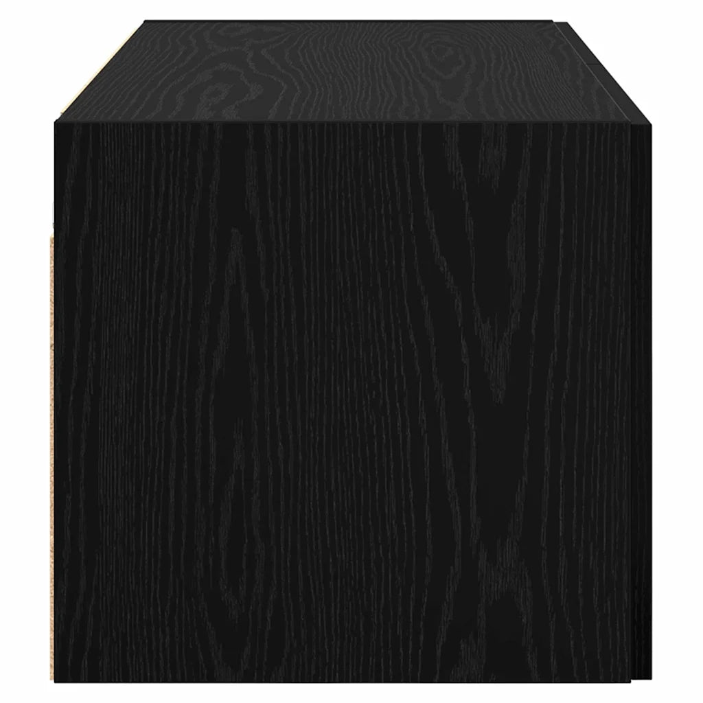 Armadietto a muro Rovere nero 80 x 42.5 x 40 cm