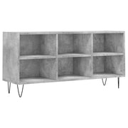 Mobile TV multimediale mensola TV credenza mobile TV sala da pranzo soggiorno camera da letto 103,5 x 30 x 50 cm legno ingegnerizzato grigio 02_0025642
